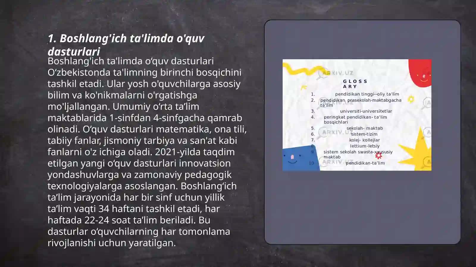 Boshlang'ich ta'lim mazmuni va mohiyati 3