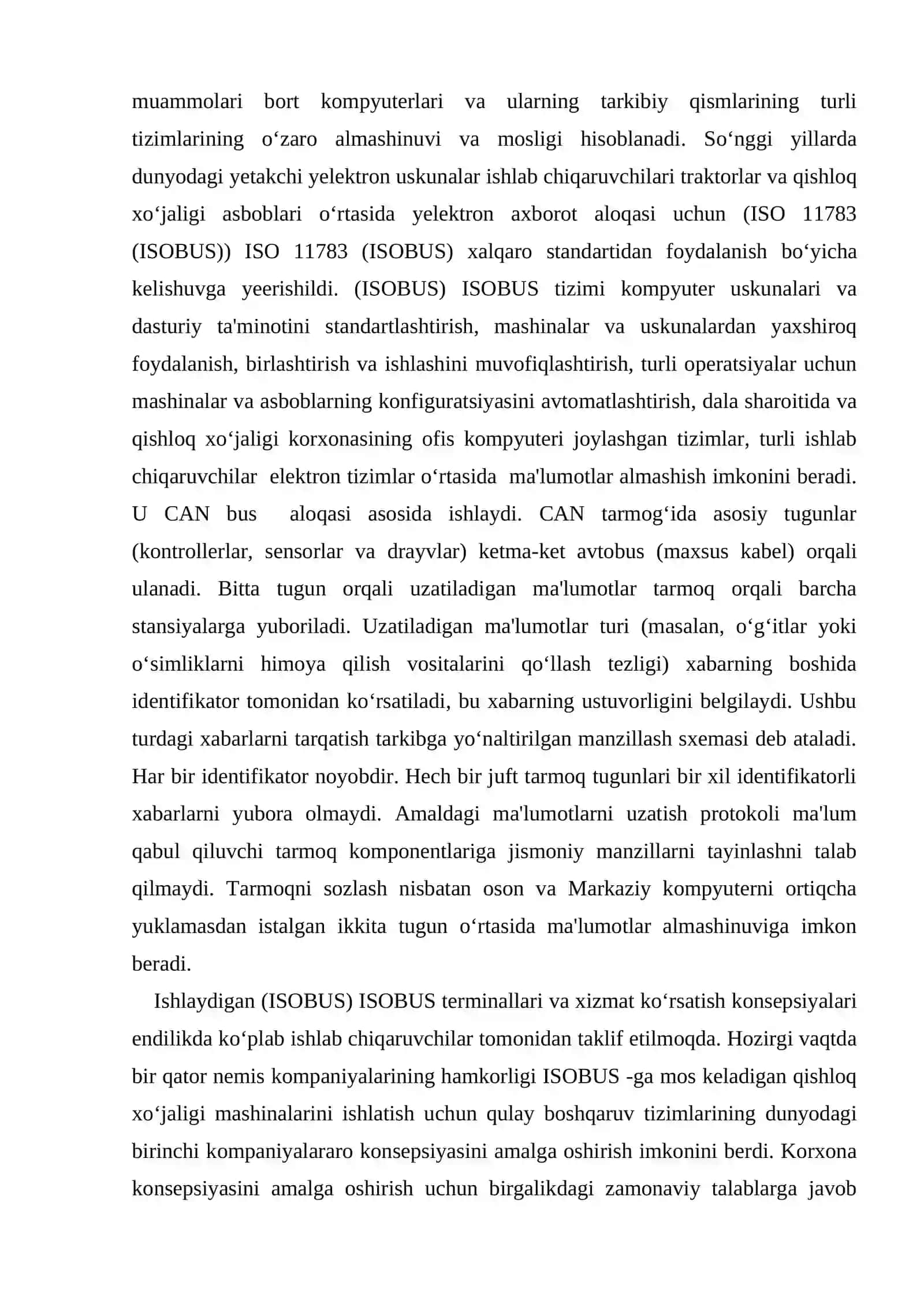 Yuqori aniqlikdagi texnologiyalar. Elektronika va avtomatlashtirilgan boshqarish tizimlari 3