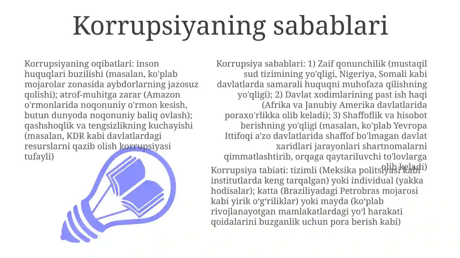 Korrupsiyaning mohiyati va oqibatlari 3