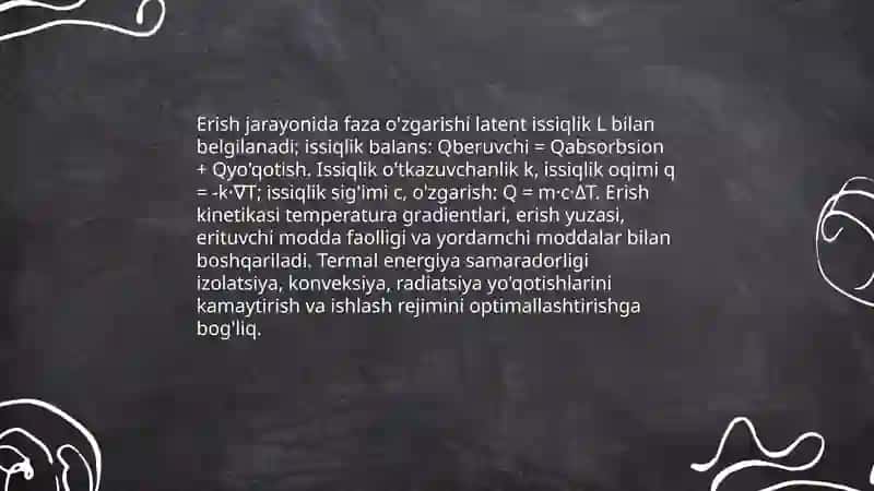 Erish jarayonining nazariyasi va yordamchi moddalar 3
