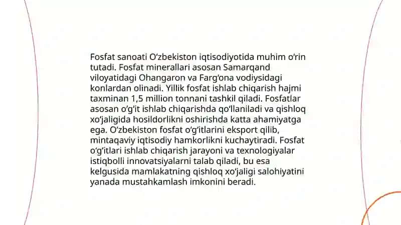 Fosfotlarning dunyo respublikasidagi ashyoviy resurlari 3