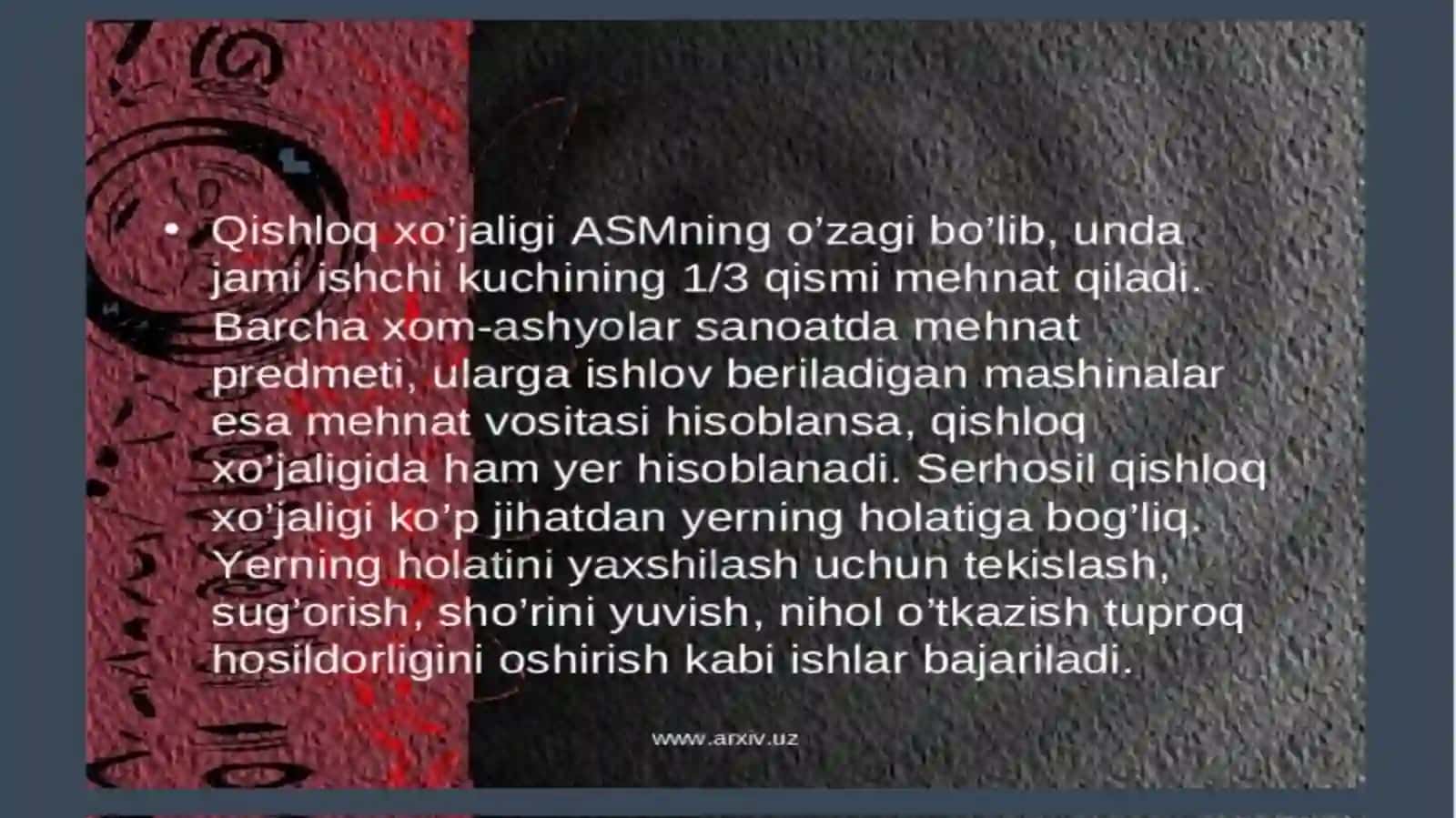 Chet mamlakatlari ijtimoiy-iqtisodiy geografiyasi fanidan kurs ishi taqdimoti 3