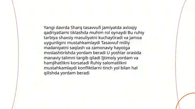 Yangi davr Sharq tasavvufi 3