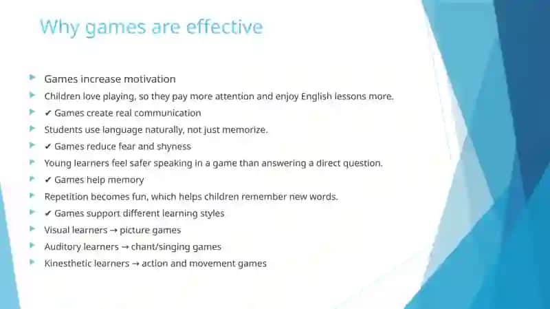 Teaching English through games 3