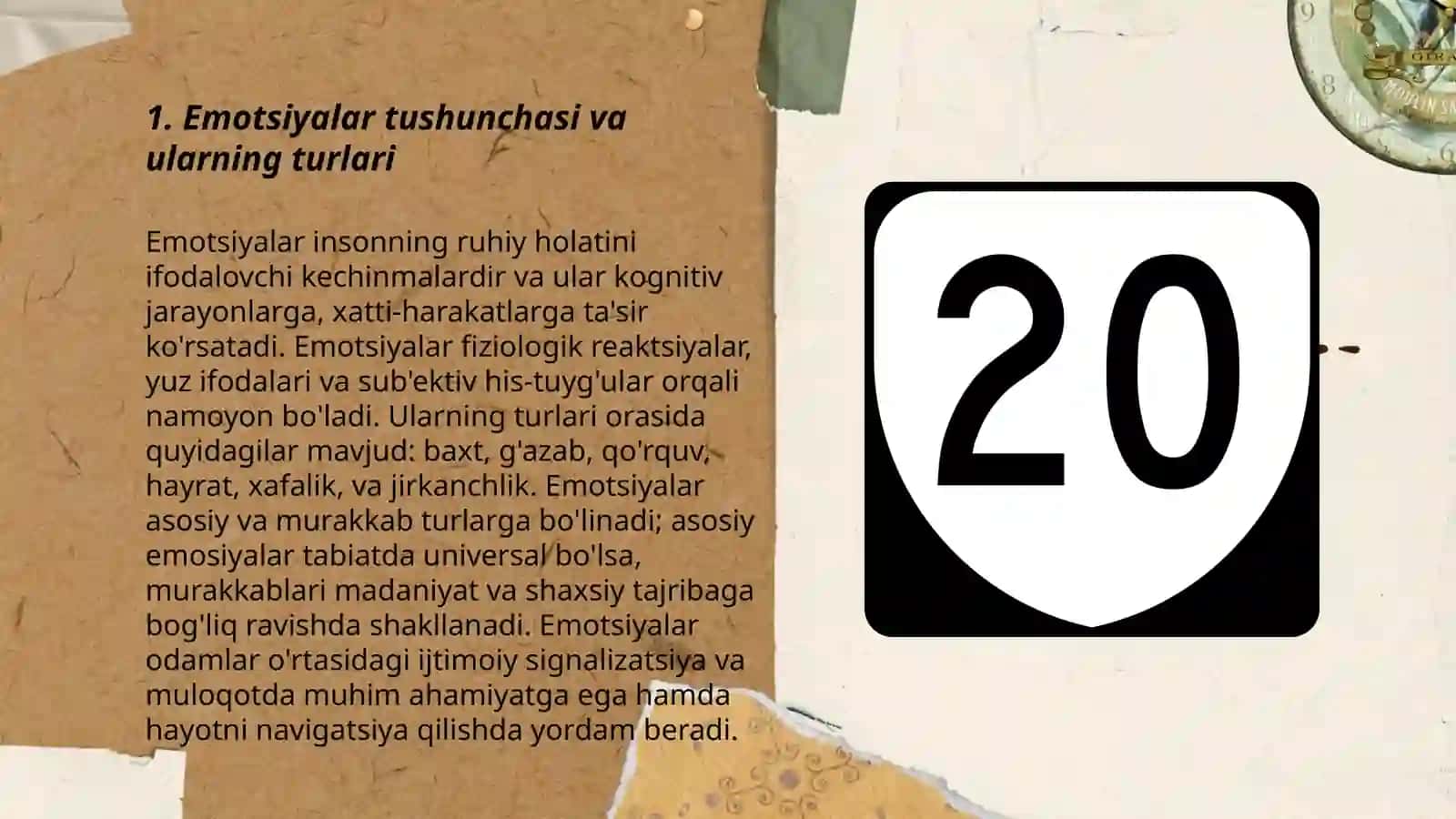 Emotsiyalar va emotsional holatlar 3