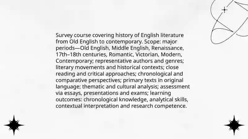 The history of English literature 3