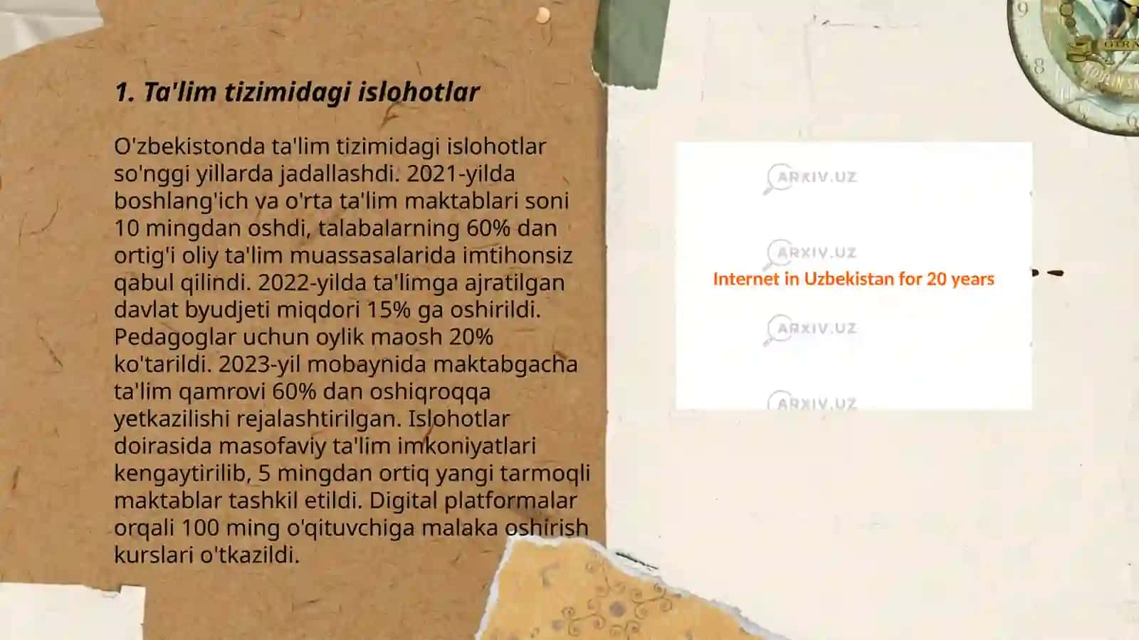 Ta'lim tizimidagi islohotlar 3