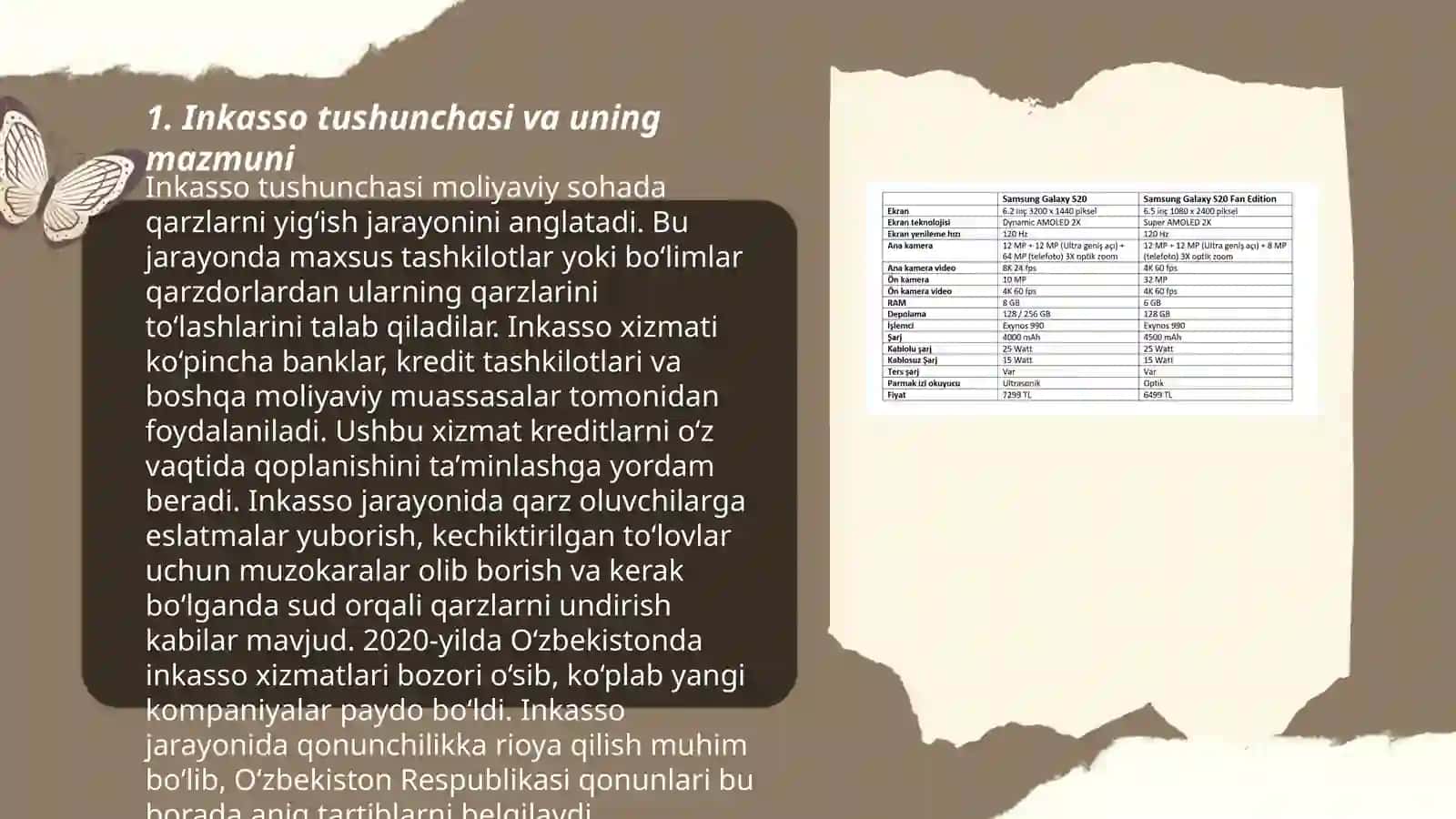 Inkasso va boj tushunchasi. Bojxona to'lovi. Davlat bojlari 3