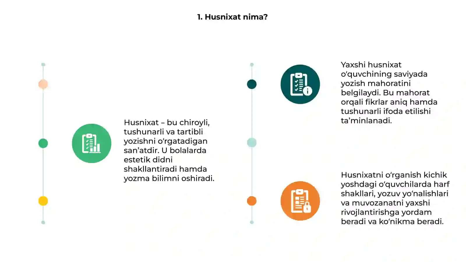 Husnixatga o'rgatish 3