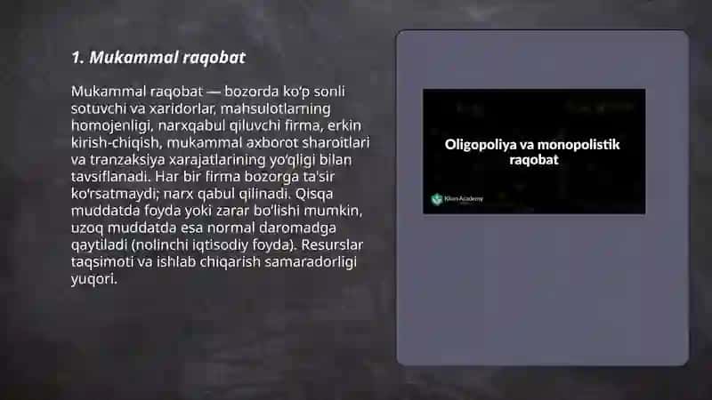 Raqobat va monopoliya 3