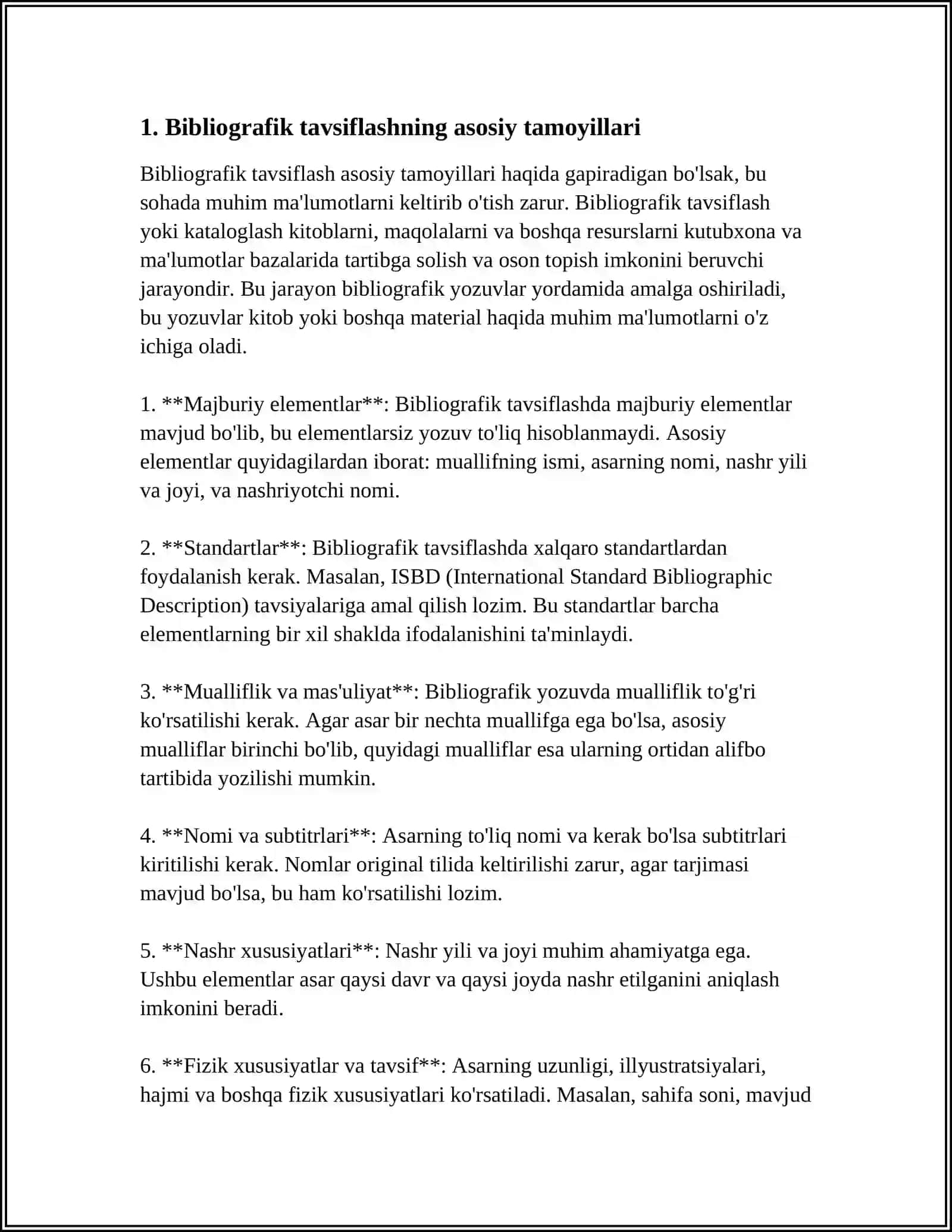 BIR MUALIFLI HUJATLARNI BIBLIOGRAFIK TAVSIFLASH 3