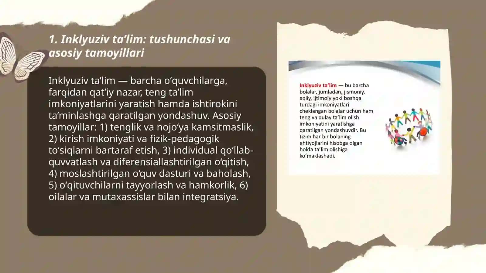 Inklyuziv ta’limning tamoyillari va bosqichlari 3