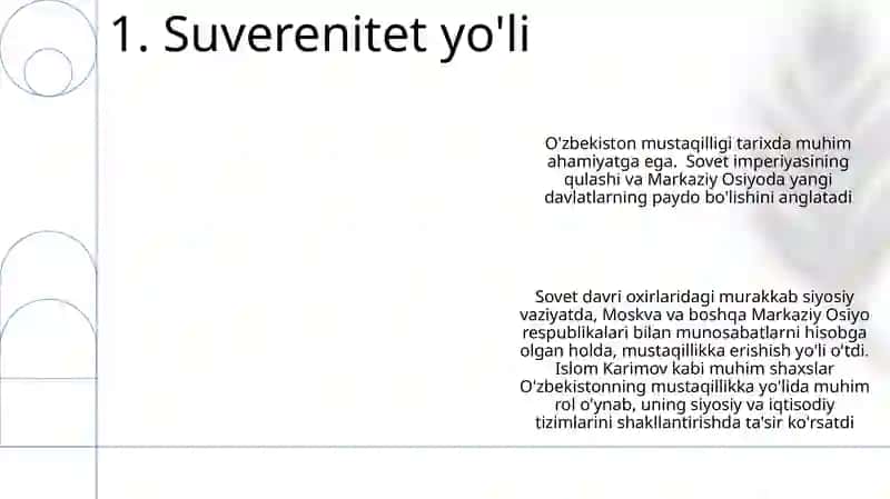 Mustaqil Oʻzbekiston Respublikasining tashkil topishi va uning tarixiy ahamiyati 3