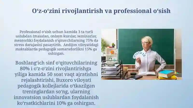 Boshlangʻich sinf oʻqituvchisini boshqaruv kampitentsiyasi 3
