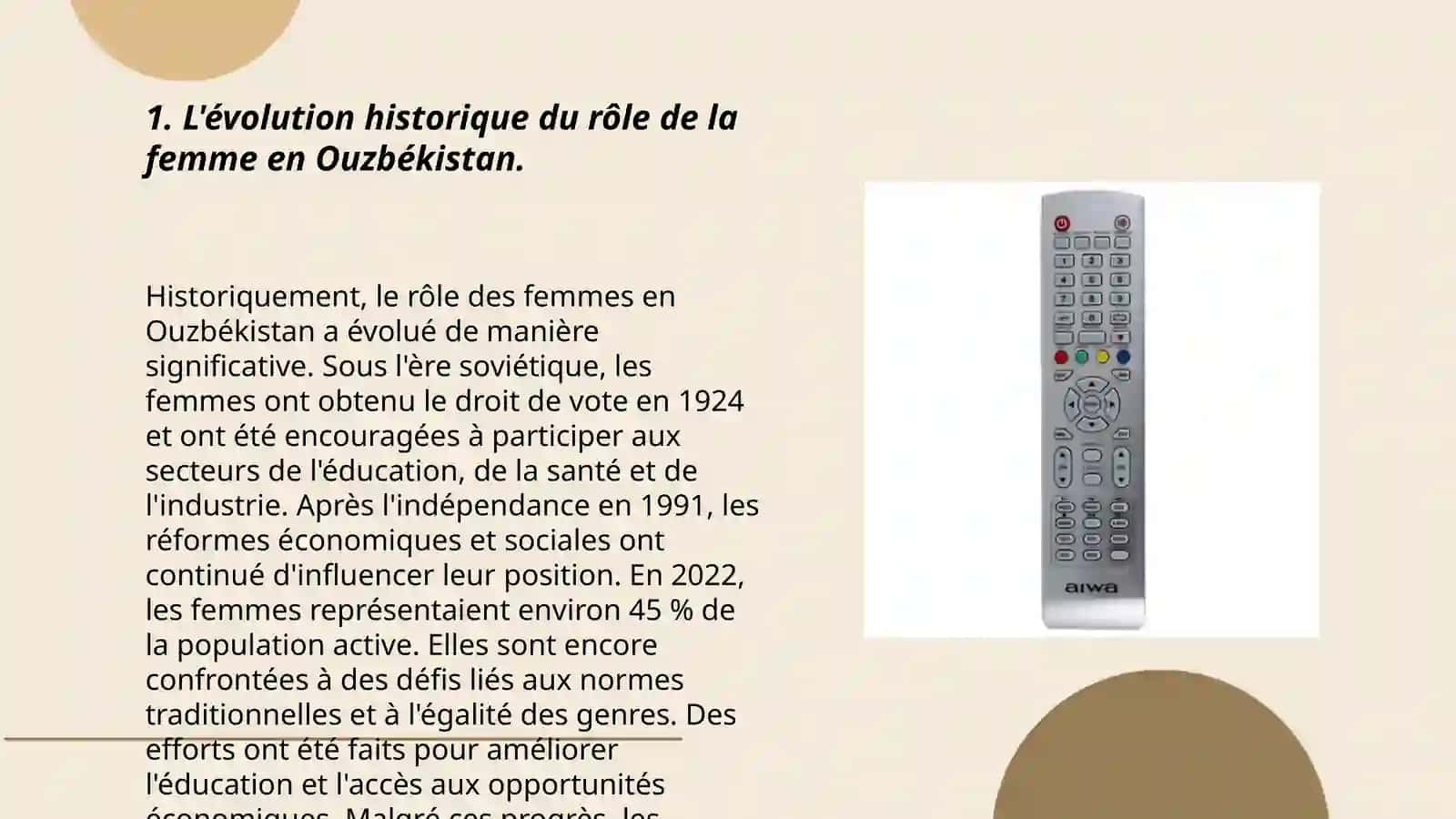 Le role de la femme en societe ouzbeque 3