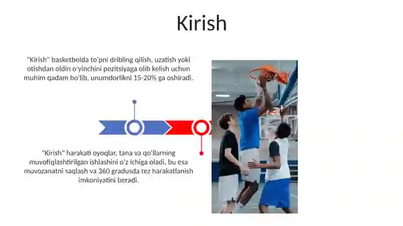 Harakatlanish texnikasini oʻrgatish 3