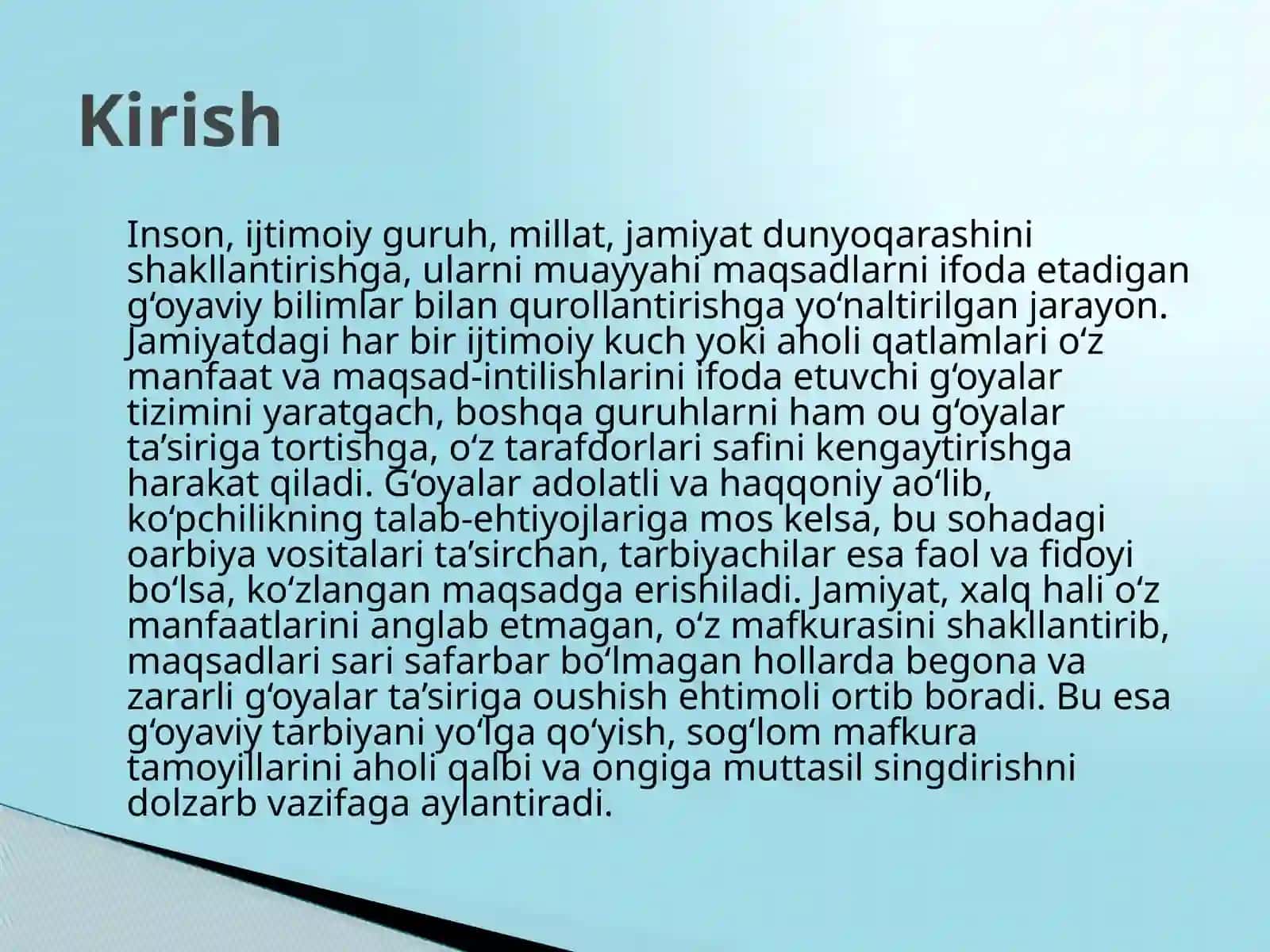Mafkuraviy tarbiya 3