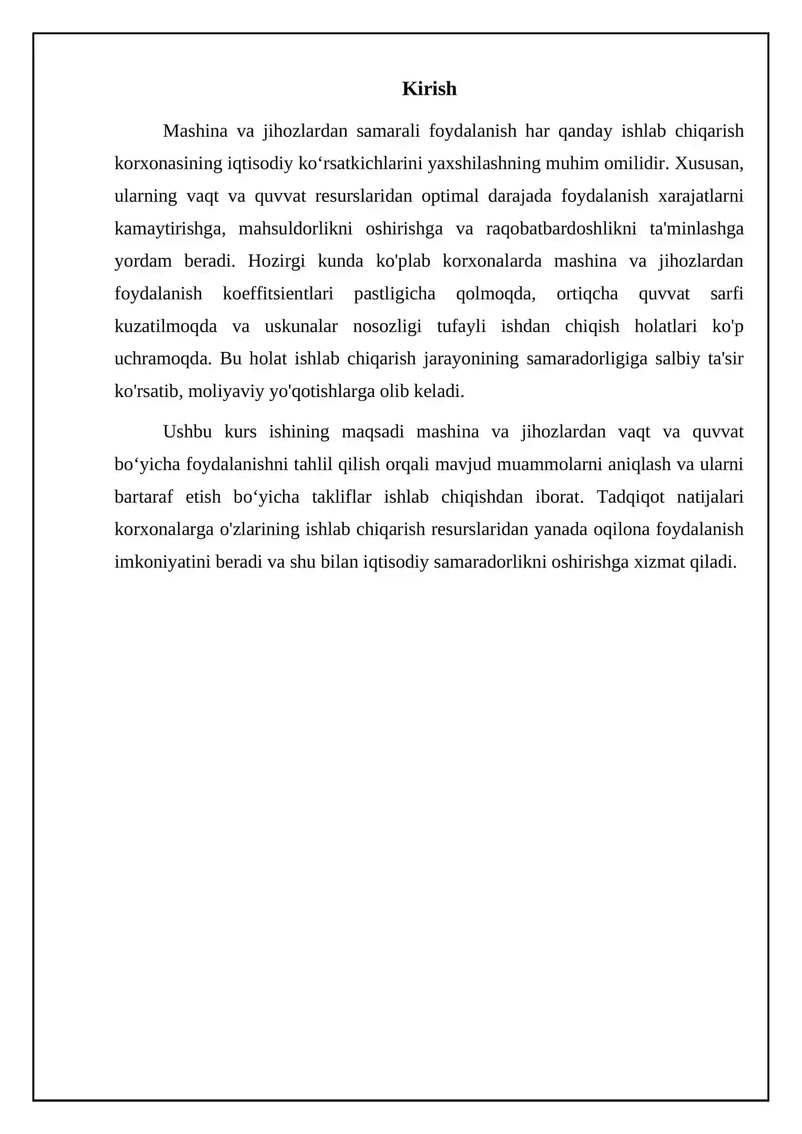 Mashina va jihozlar 3