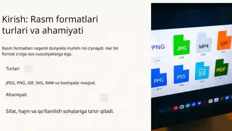 Rasm formatlarining solishtirilishi 3