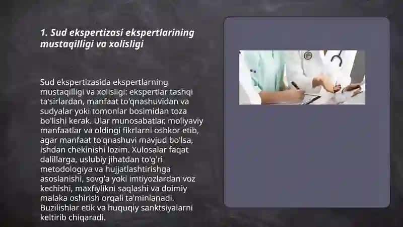 Sud ekspertizasining etik masalalari 3