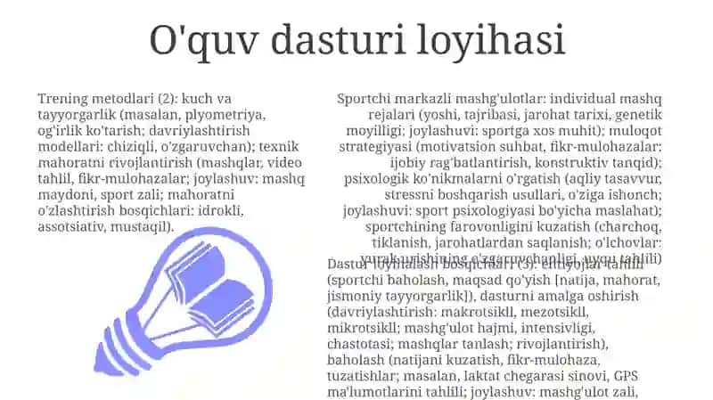 Sport mashgʻulotlariga oʻrgatish metodikasi 3