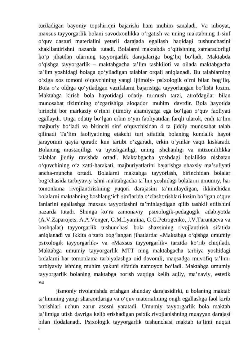 Bolalarni maktabga psixologik tayyorgarligi 3