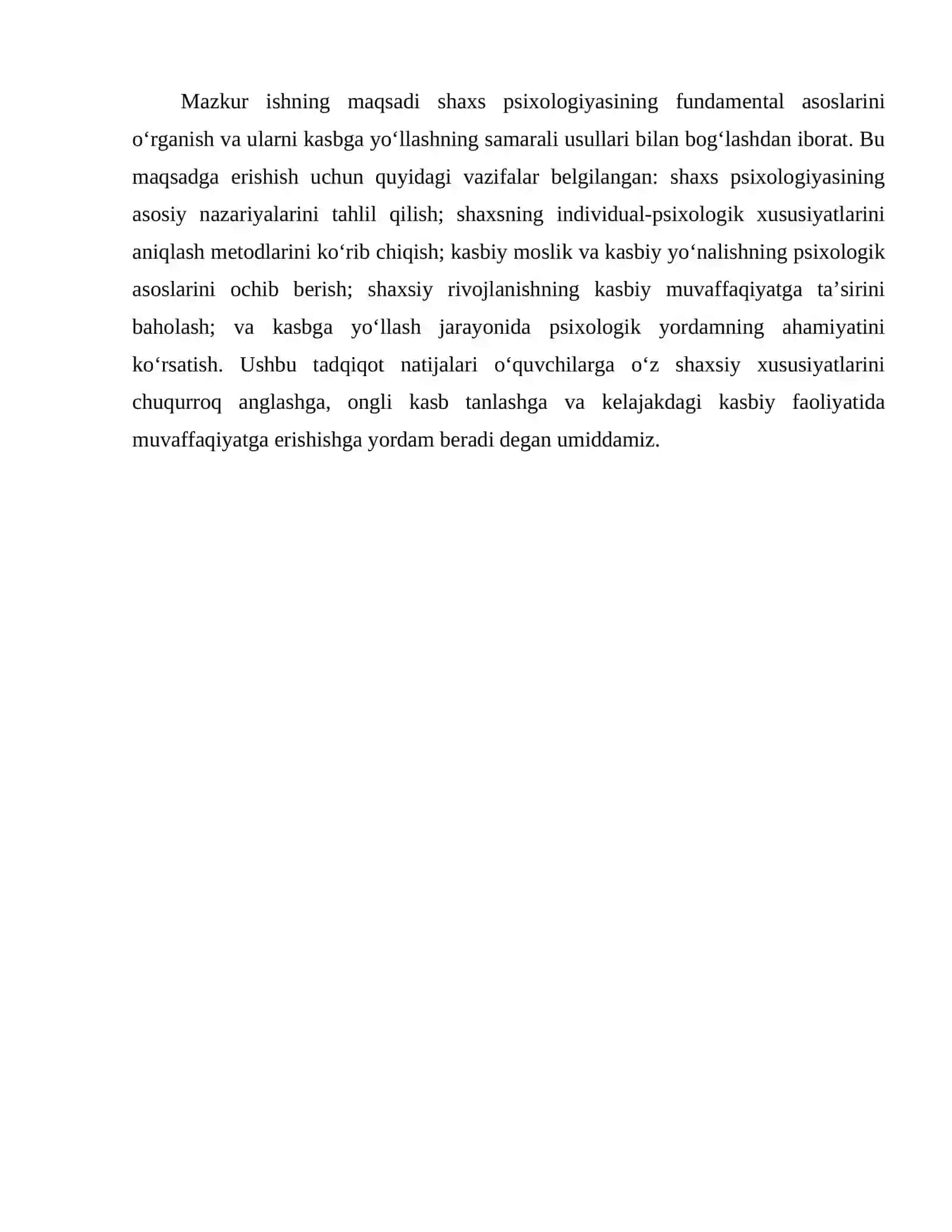 Shaxs psixologiyasi va kasbiy yo'nalishning o'zaro bog'liqligi 3