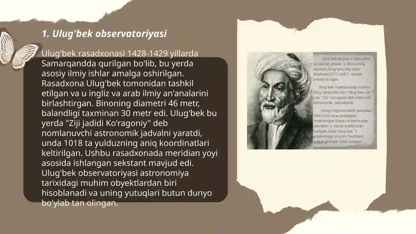 Ulug'bek observatoriyasi 3