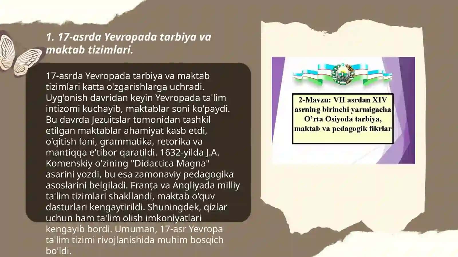 17-asrda Yevropada tarbiya va maktab tizimlari 3