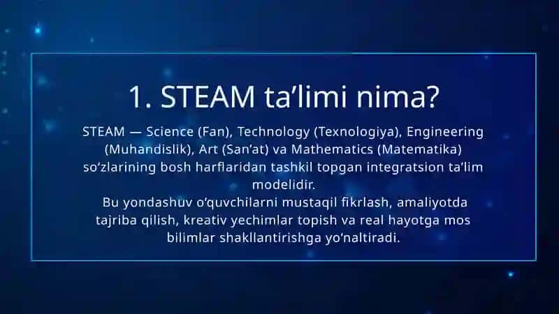 STEAM ta'limi 3