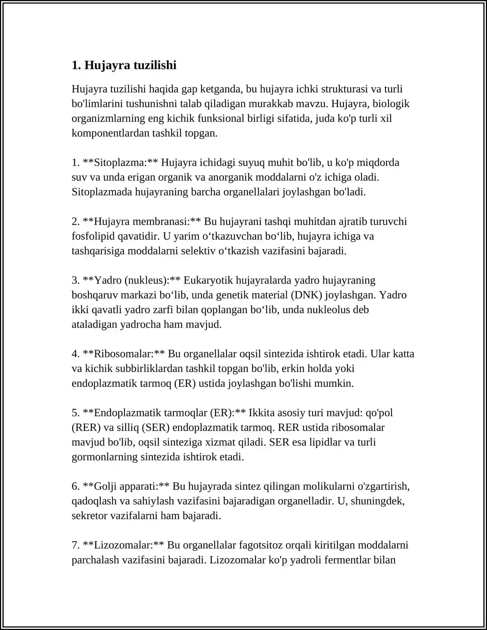 HUJAYRA ONTOGENEZINING RIVOJLANISH BOSQICHLARI 3