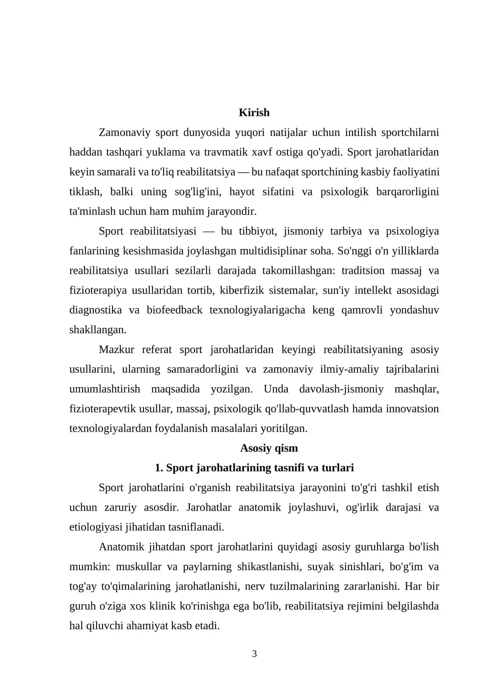 Sport jarohatlaridan keyingi reabilitatsiya usullari va ularning samaradorligi 3