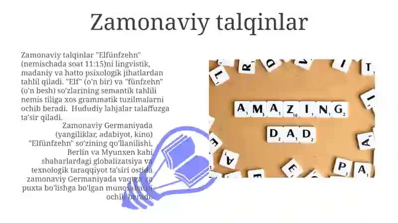 Zamonaviy talqinlar 3