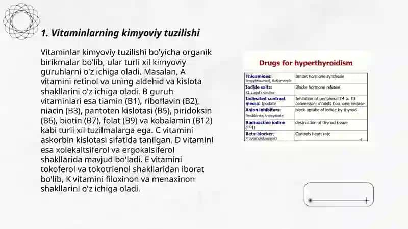 Vitaminlarning kimyoviy tasnifi va ularni sinteziga tasir etuvchi omillar 3
