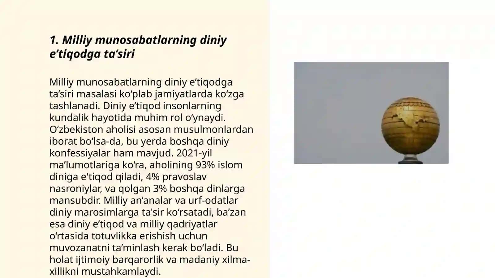 Milliy munosabatlar va diniy e’tiqodlarning uyg’unligi 3