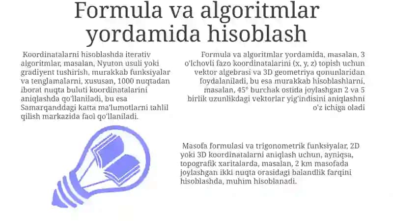Dekart Koordinata Sistemida Koordinatalarni Kiritish Usullari 3