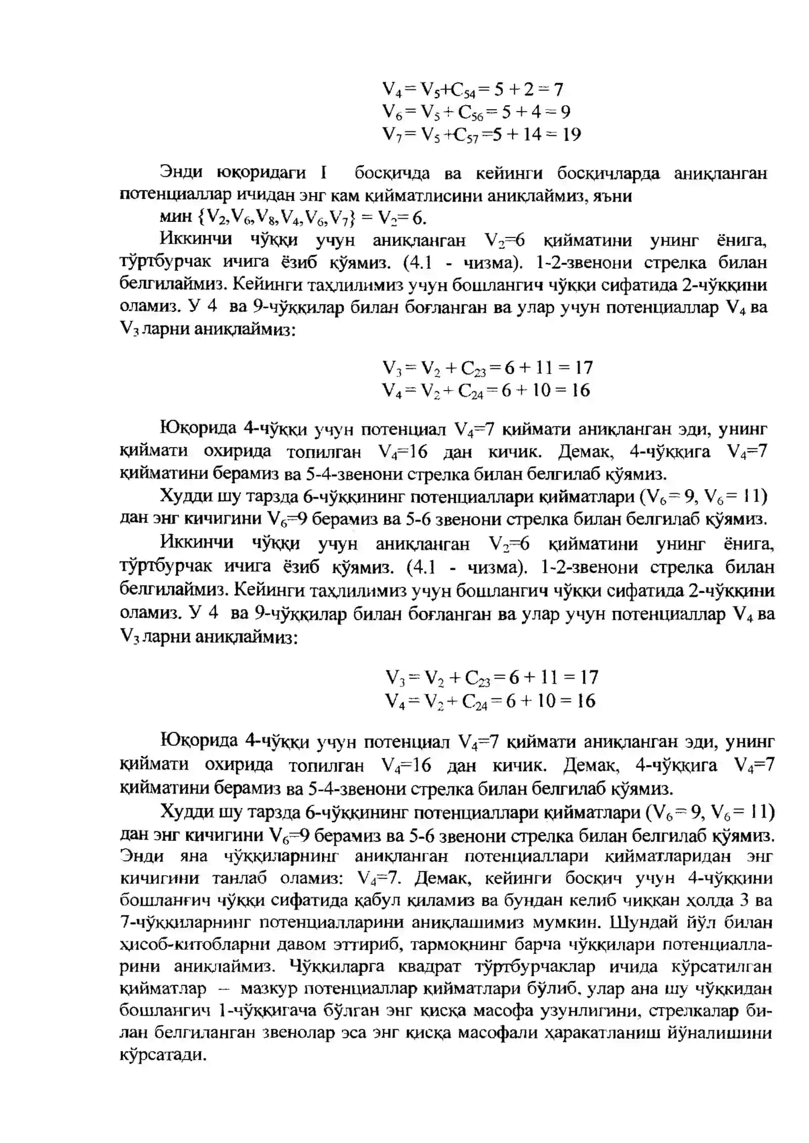 2-МАВЗУ: ЭНГ ҚИСҚА ЙЎЛ ТАРМОҒИНИ АНИҚЛАШ 3