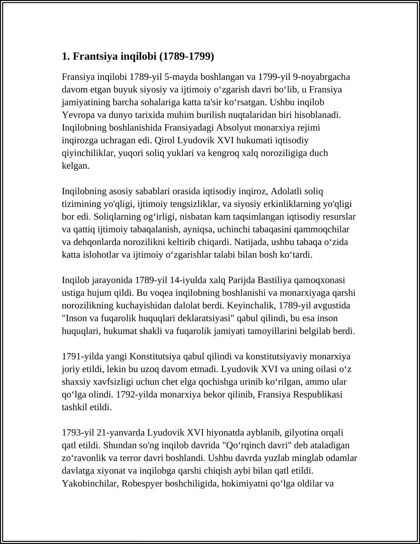 9-11 ASRLARDA FRANSIYA 3