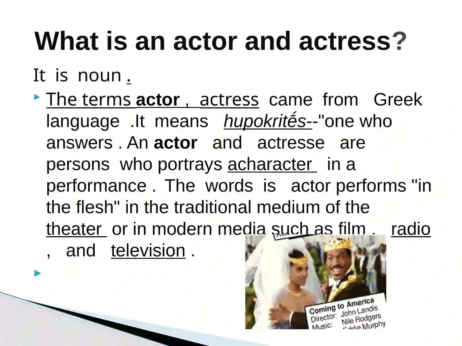 «Actors and actress» 3