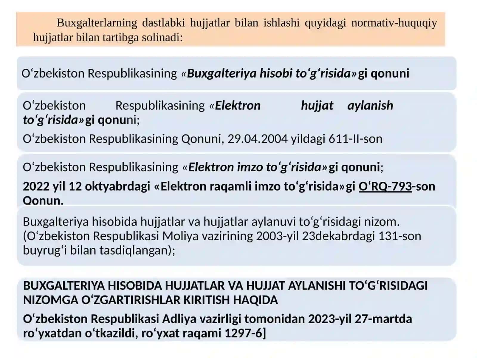 HUJJATLASHTIRISH VA INVENTARIZATSIYA 3
