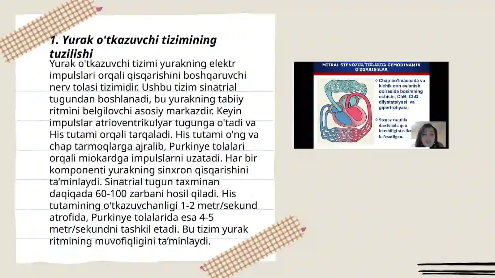 Yurakning o'tkazuvchi yo'llari.Yurak innervasiyasi 3