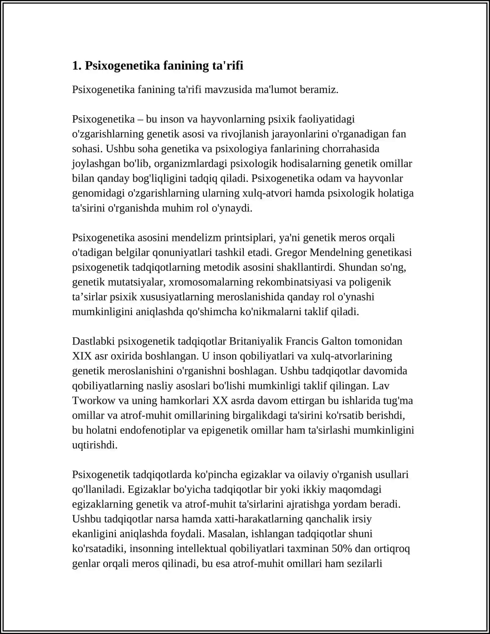 PSIXOGENETIKA 3