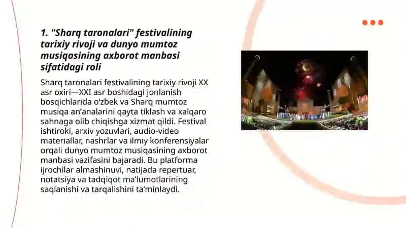 Sharq taronalari xalqaro musiqa festivali 3