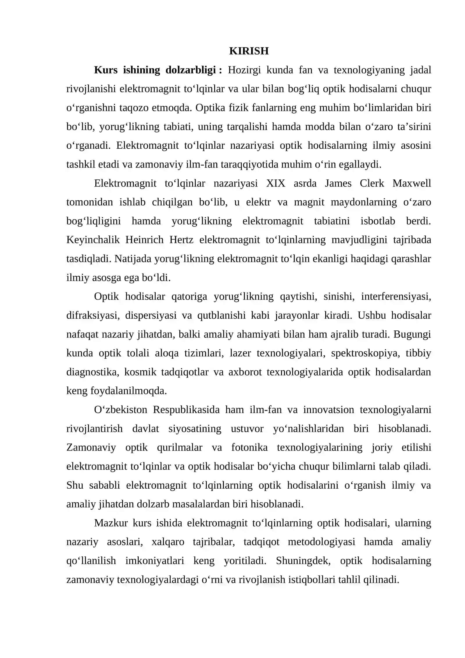 Elektromgnit toʻlqinlarning optik hodisalari 3