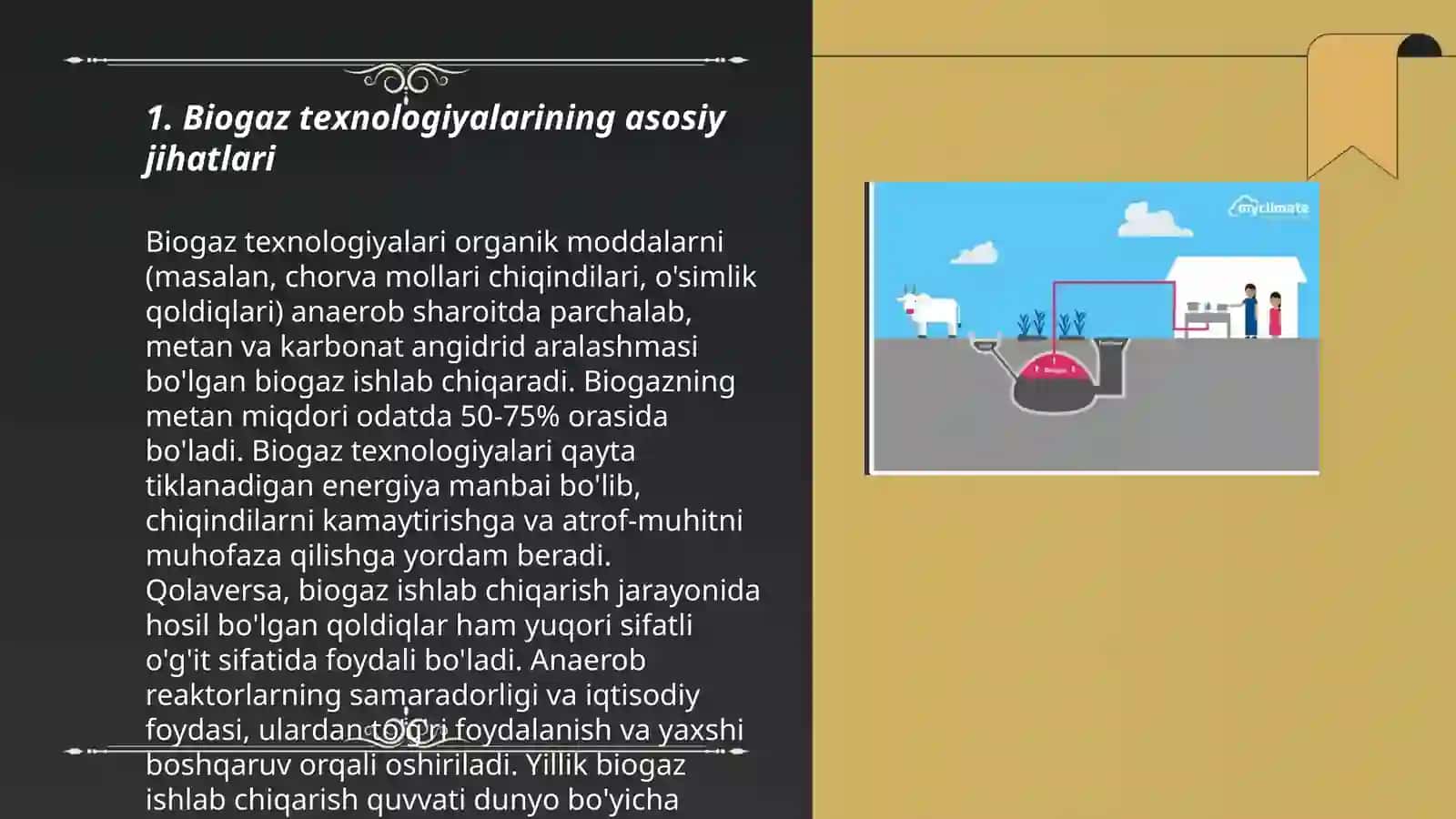 Biogaz texnologiyalarining asosiy jihatlari 3