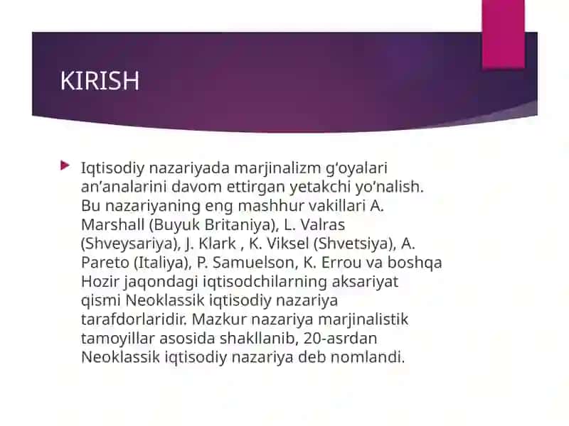 Neoklassik sintez konsepsiyasining mohiyati 3