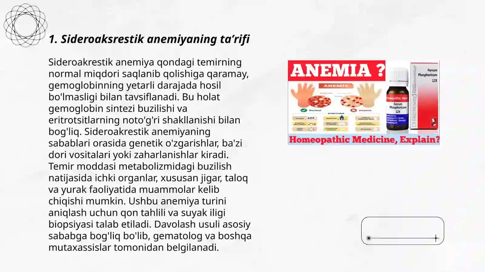 Sideroaxrestik anemiya 3