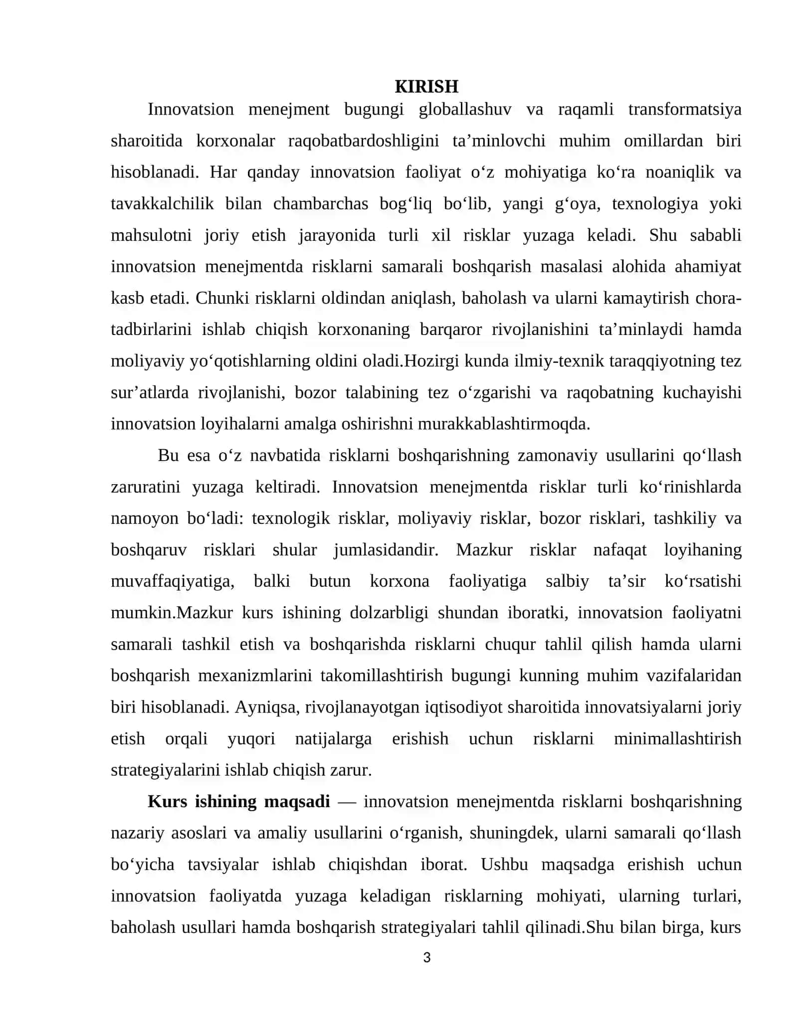 INNOVATSION MENEJMENTDA RISKLARNI BOSHQARISH USULLARI 3