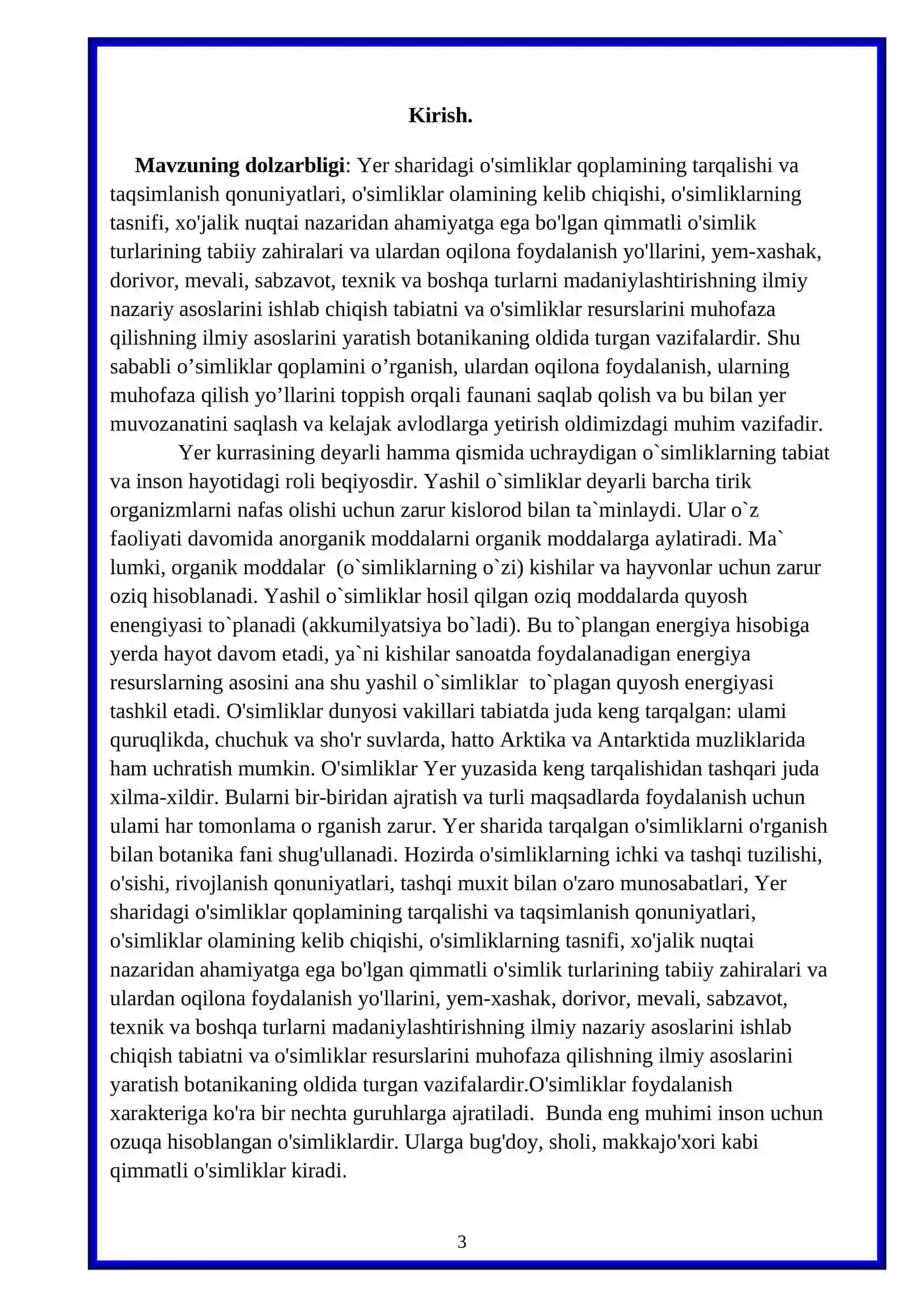 Gulli o’simliklarning xilma-xilligi va tarqalishi 3