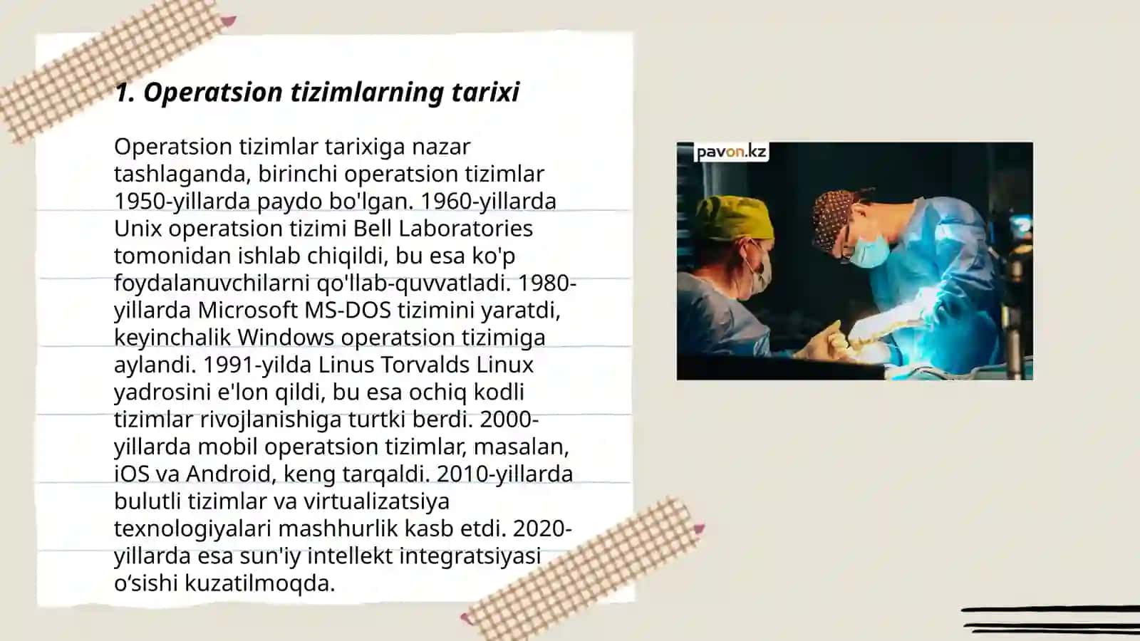 Operatsion tizimlar 3